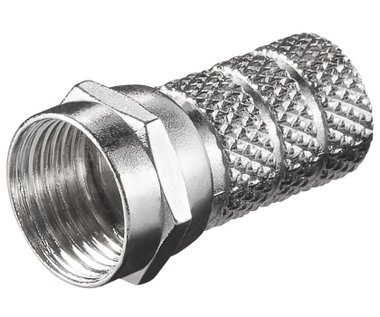 Kabel i złączka do TV DPM SOLID Wtyk "F" 6.8  HQ